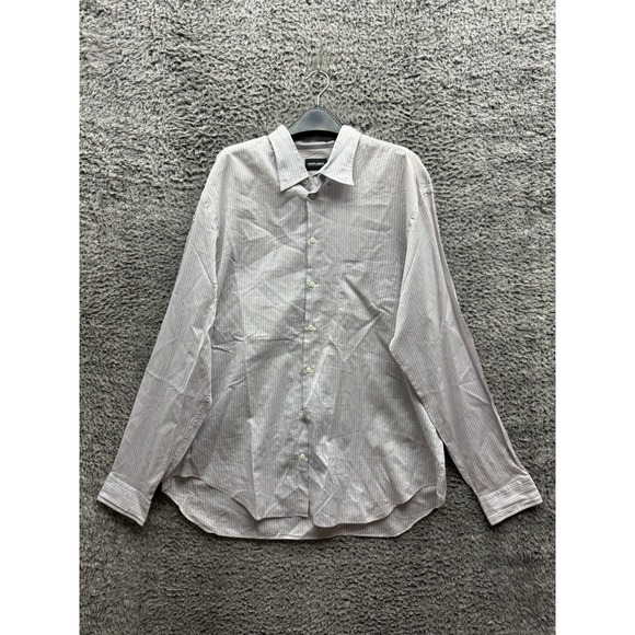 Giorgio Armani Other - Giorgio Armani A Milano Borgonuovo 21 Button-Up Long Sleeve Shirt Mens Size 44